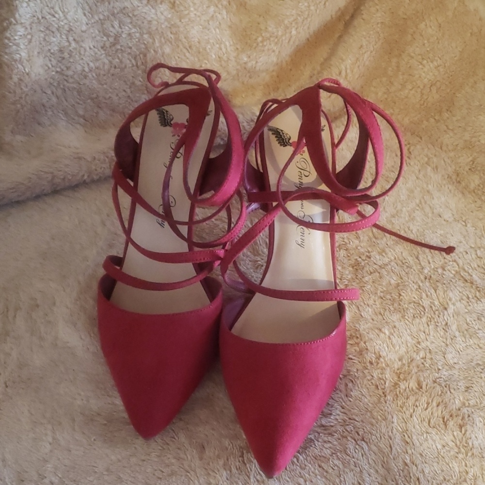 EUC strappy heels